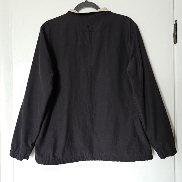 NWOT Pebble Beach golf performance  black gorpcore pullover 1/4 zip Size L - Picture 7 of 11